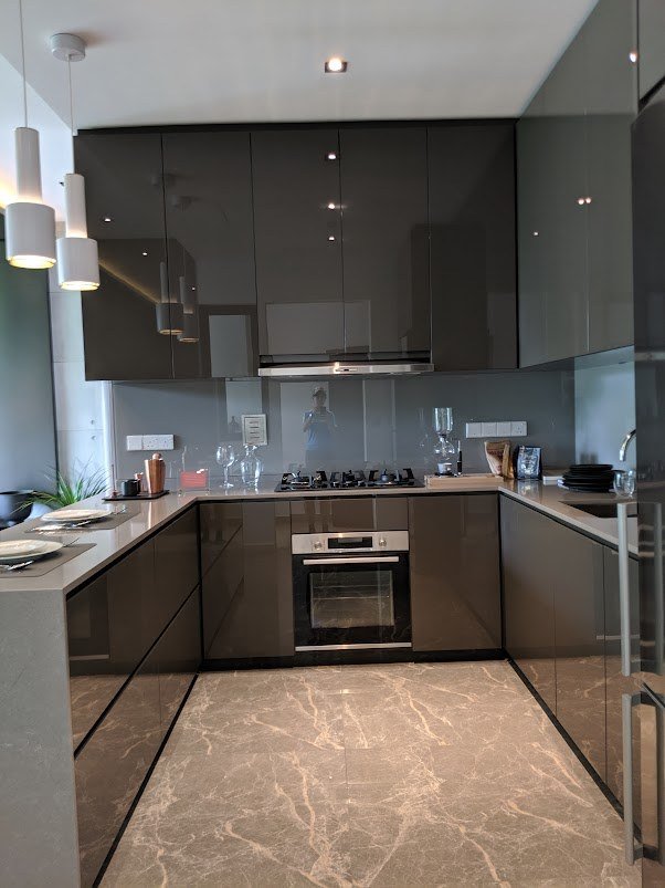 Dark contemporary kitchen